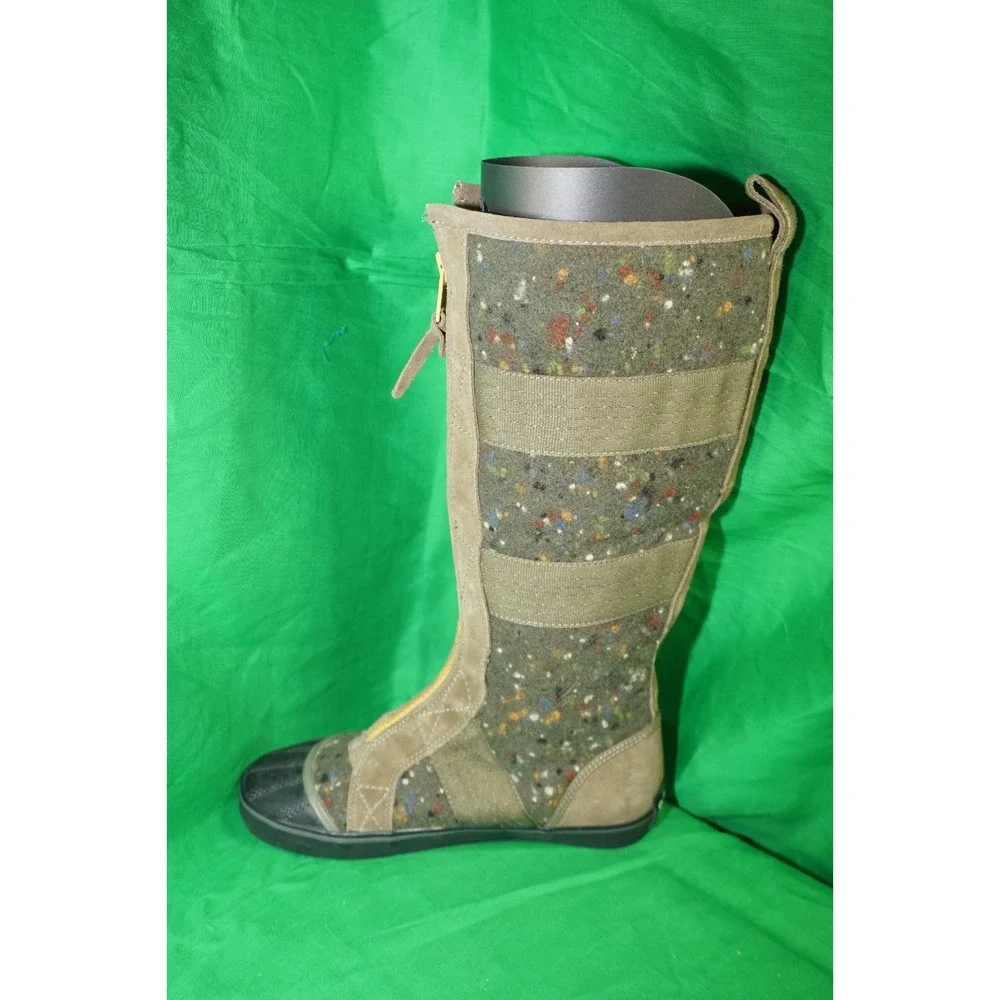 Sorel Womens Green Wool Zipper Knee High Winter Boots NL 1744-316 Size 7 - Picture 5 of 10